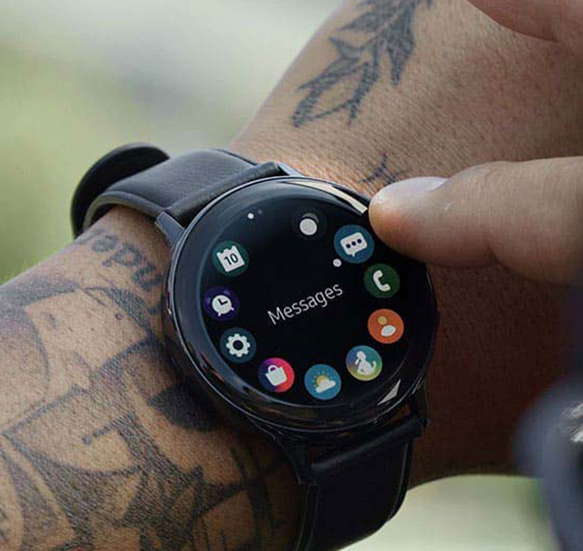 interacting with active 2 touch bezel image