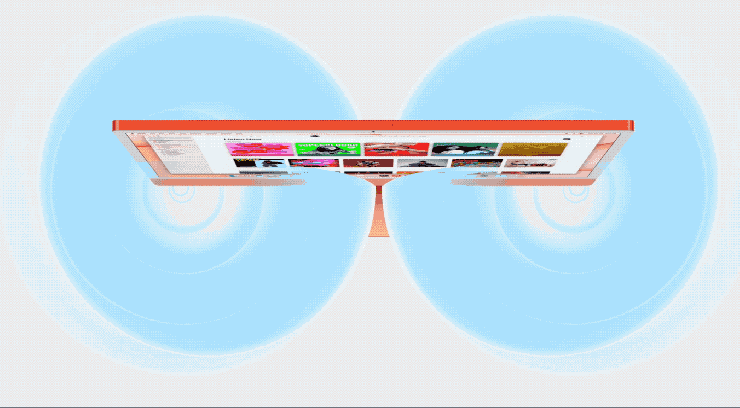 M1 iMac speaker system and spatial audio